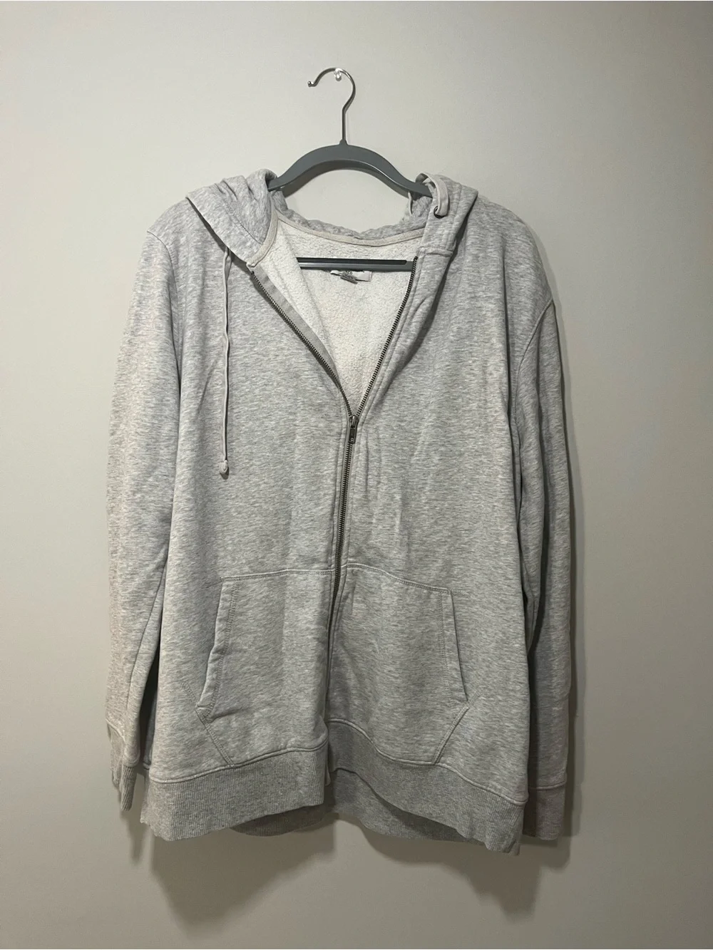 Goodfellow & Co Light Gray Full-Zip Hoodie